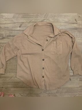 2XL Knit Button Up Cardigan